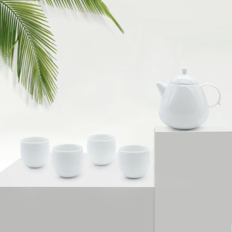 梨影·白瓷茶具套装